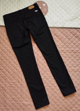 Зауженные черные брюки малого размера giorgio di mare xs брючины маленький размер классические качественные6 фото