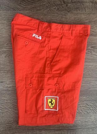 Распродажа fila scuderia ferrari ® оригинал карго шорты