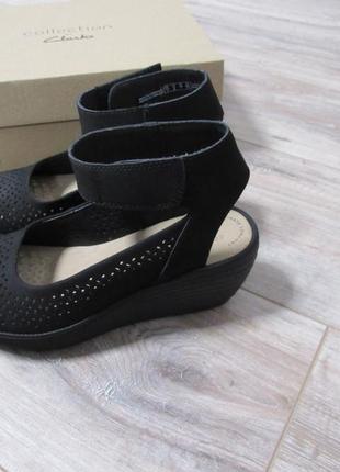 Босоножки clarks reedly jump wedge sandal 6us оригинал