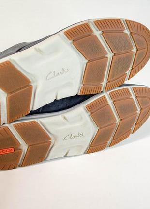 Clarks orson bay мужские кожаные кроссовки оригинал! размер 47 31 см7 фото