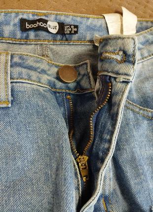 Стильные женские рваные джинсы boohoo4 фото