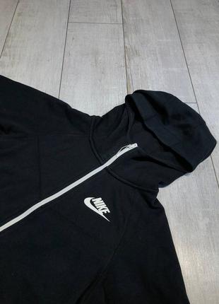 Черное худи nike teeth fleece3 фото