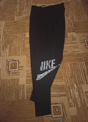 Спортивні чорні лосіни nike