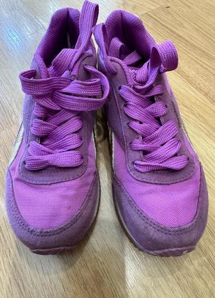 Кроссовки измельчений reebok 30 фиолетовые девочка спорт2 фото