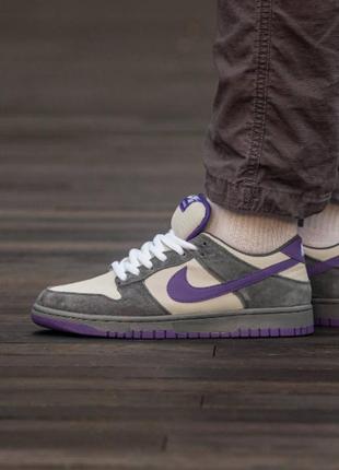 Кроссовки nike sb dunk low “purple pegion”