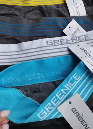 Дитячі безшовні труси боксерки greenice 7-9 років