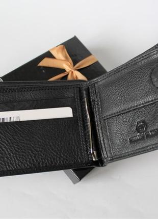 Чоловічий ремінь і портмоне philipp plein / подарунковий набір чорний / гаманець на подарунок10 фото