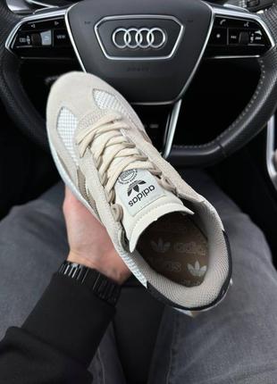 Adidas originals retropy e5 beige brown2 фото