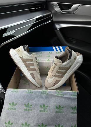 Adidas originals retropy e5 beige brown9 фото