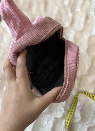 +🎁 маленький рюкзак розовый / милый рюкзак/ детский рюкзак розовый / женский рюкзак розовый / вельветовые рюкзак розовый / розовый рюкзак вельвет8 фото
