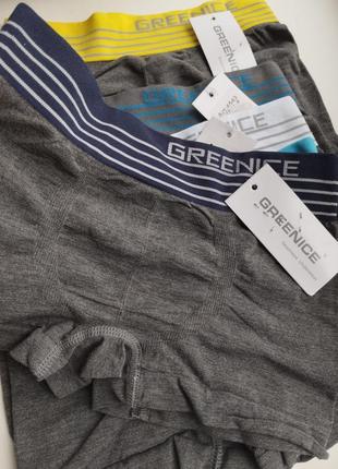 Дитячі безшовні труси боксерки greenice 7-9 років