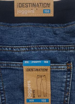 Брюки (джинсы) джоггеры р. 158, возраст 131 фото