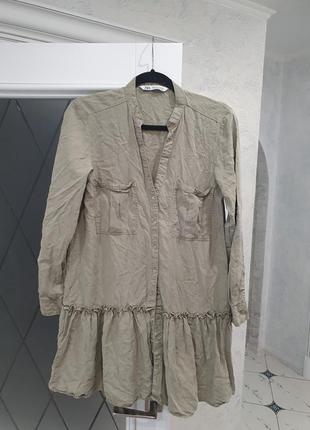 Стильное ярусное платье zara