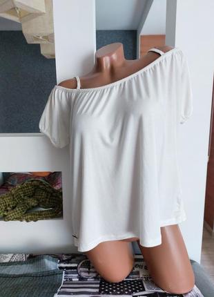 💖💚💛 супер мягкая блузка с голыми плечами
