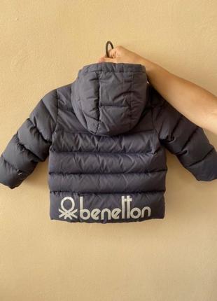 Детский зимний пуховик benetton