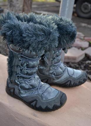 Высокие зимние термосапоги primigi goretex 28р.2 фото