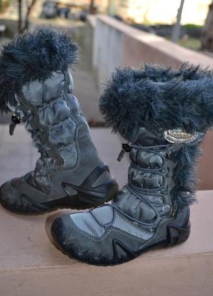 Высокие зимние термосапоги primigi goretex 28р.3 фото