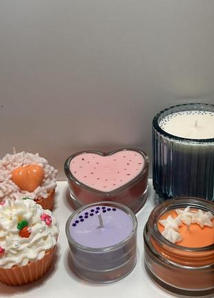 Свічки: десертні та контейнерні2 фото