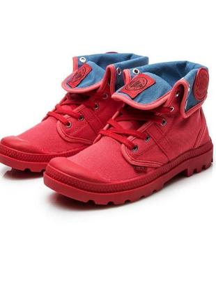 Текстильные ботинки в стиле palladium p.38