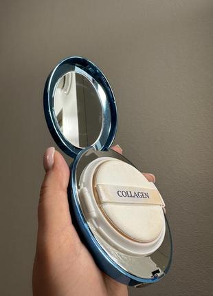 Увлажняющий кушон для лица enough collagen aqua air cushion с коллагеном
