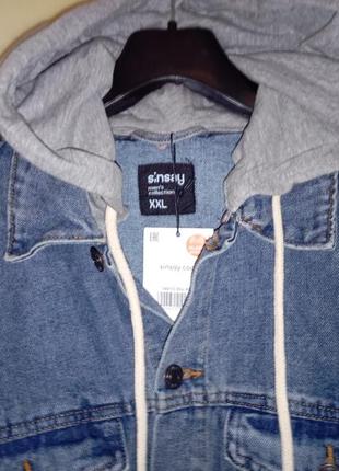 Джинсовка джинсовая куртка  пиджак р 545 фото