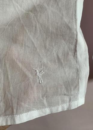 Белая летняя рубашка zero р.36-384 фото