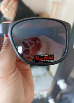Мужские солнцезащитные очки ray flector 💙9 фото