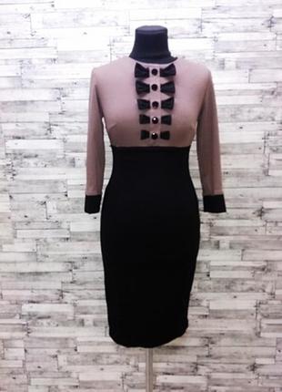 Классическое трикотажное платье zara