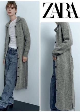 Zara зара теплий кардиган пальто тренч вовна  р. м маломірить5 фото