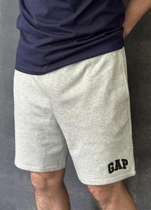 Мужские шорты &lt;unk&gt; шорты gap gray (с флисом)2 фото