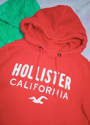 Тёплый свитшот с капюшоном,худи,s-xl,holister.3 фото