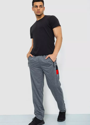 Спорт мужские брюки, цвет серый, 244r41125