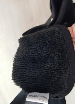 Утеплені велюрові на флісі рукавички.8 фото
