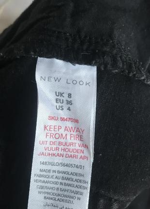 Шорты джинсовые черные denim new look 8/36, замеры на фото4 фото