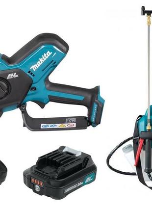 Набор: минипила и опрыскиватель аккумуляторные makita uc100beo1