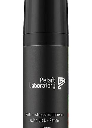 Ночной антиоксидантный крем с витамином с и ретинолом pelart laboratory anti-stress night cream with vit c + retinol