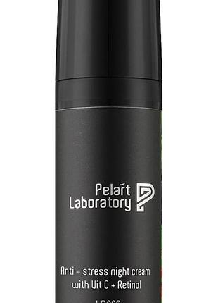 Нічний антиоксидантний крем з вітаміном с та ретинолом pelart laboratory anti–stress night cream with vit c + retinol