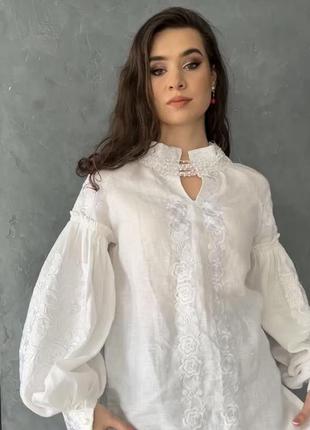 Вышитая блуза женская4 фото