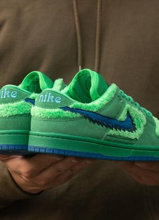 Кроссовки nike sb dunk low grateful dead bears green7 фото