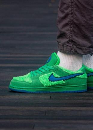 Кросівки nike sb dunk low grateful dead bears green