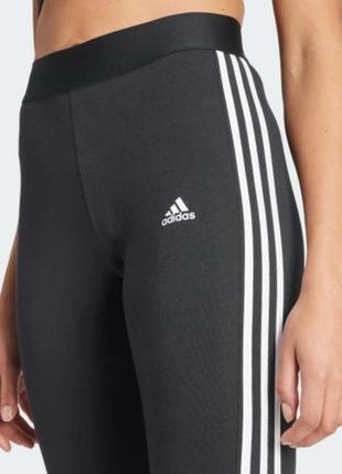 Легінси adidas essential 3-stripes gl0723 лосини еластичні легінси в класичному спортивному стилі.