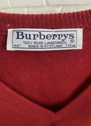 Burburrys оригінал светр кофта на мис 100% шерсть6 фото