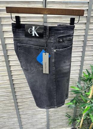 Мужские джинсовые шорты calvin klein/мужские шорты1 фото