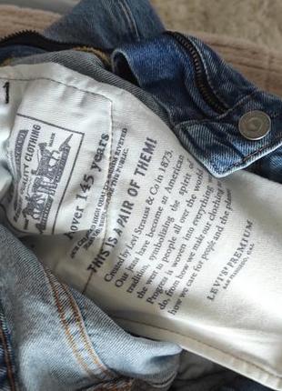 Бермуди levi's, джинсові шорти тренд, базові шорти6 фото