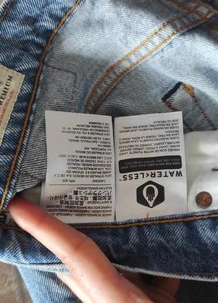Бермуди levi's, джинсові шорти тренд, базові шорти5 фото