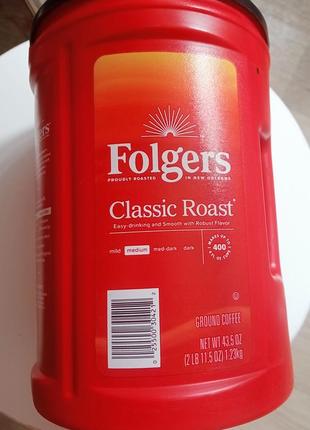 Кава мелена folgers classic roast . виготовлено в сша1 фото