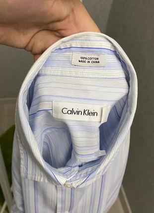 Смугаста сорочка від бренда calvin klein5 фото