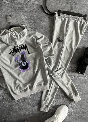 Худі + штани 🔥 спортивний костюм stussy big logo1 фото