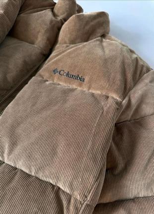 Columbia пуховик puffect™ corduroy jacket 205099 коричневий regular fit2 фото