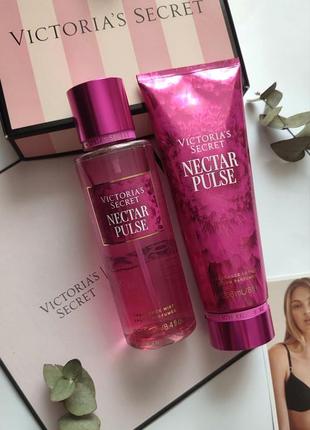 Парфумований спрей та лосьйон комплект набір nectar pulse victoria's secret